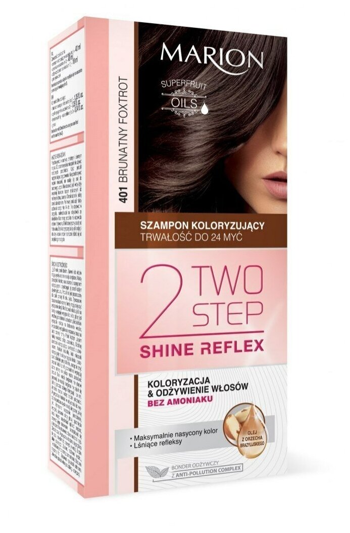 marion two-step shine reflex color szampon 401