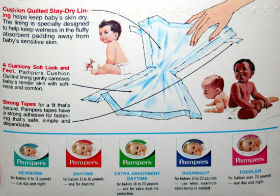 pampers history