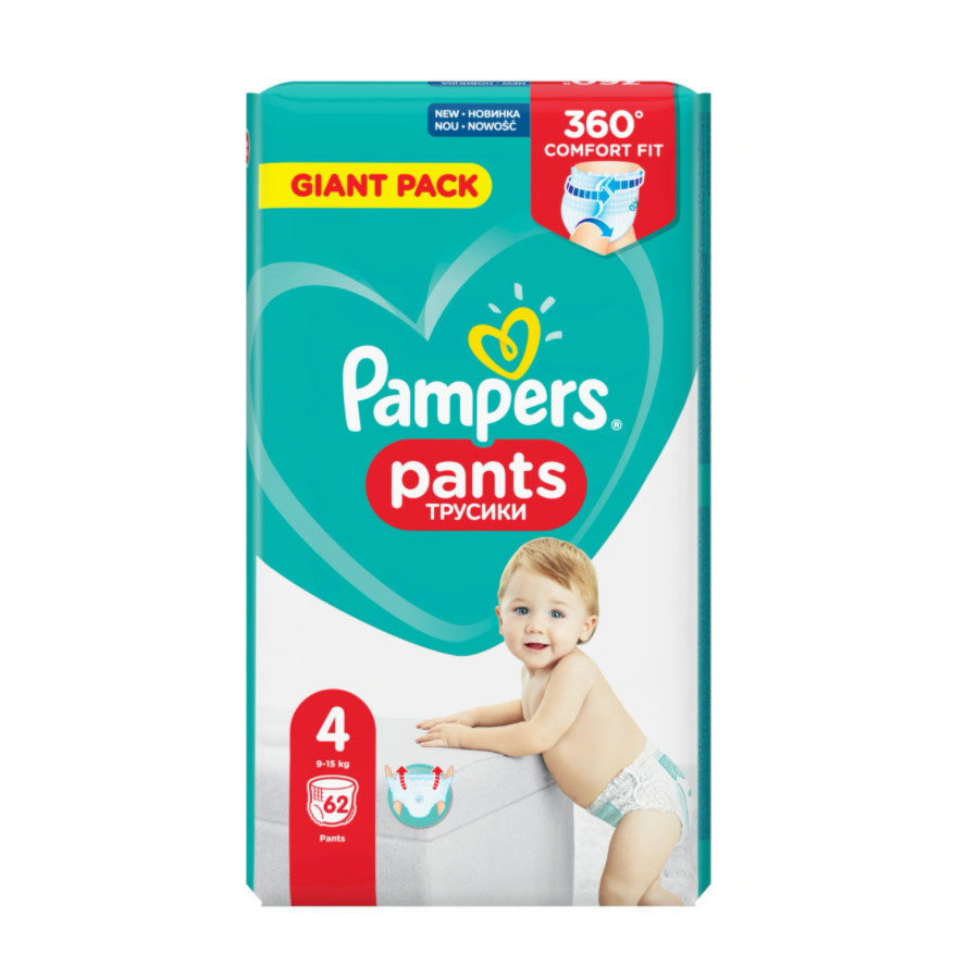 pampers pants 4 62 szt