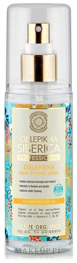 oblepikha siberica professional spray-odżywka do modelowania włosów opinie