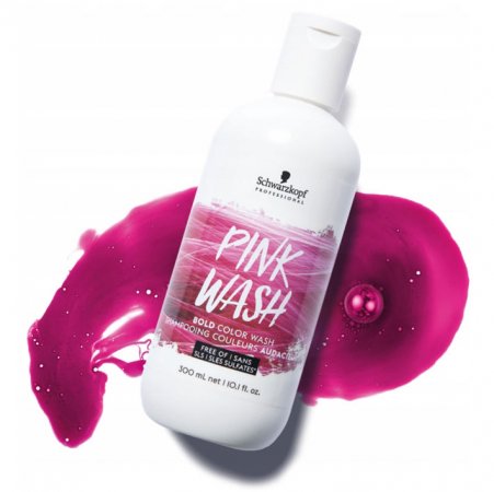 schwarzkopf bold color wash szampon koloryzujący różowy