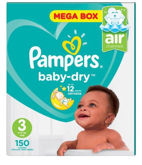 pampers active baby 3 mega box