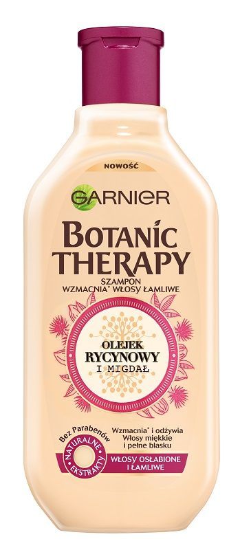 szampon z olejkiem rycynowym garnier