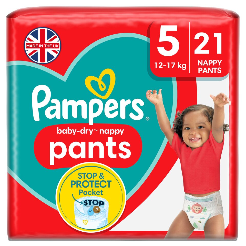 tesco pampers size 5