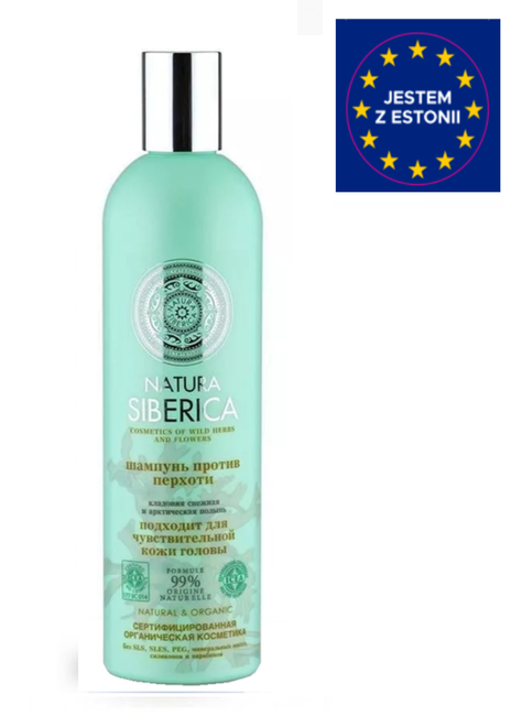 szampon przeciwłupieżowy 400ml natura siberica