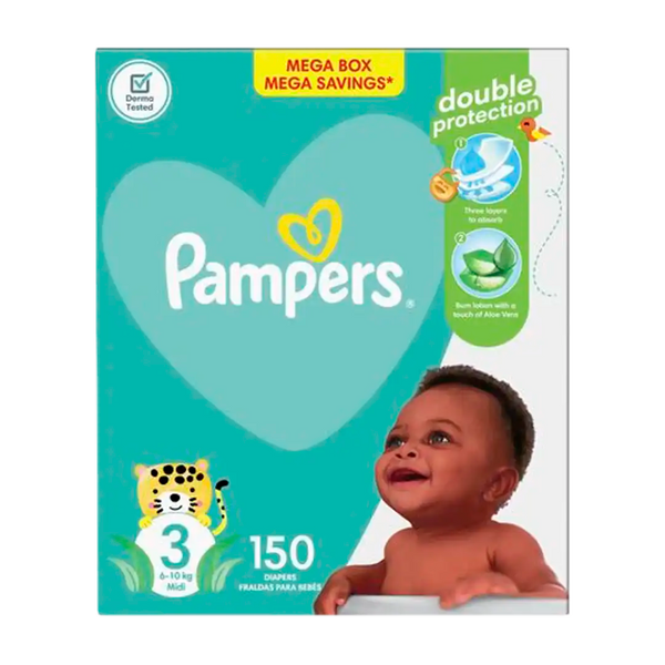 pampers super dry active baby 150