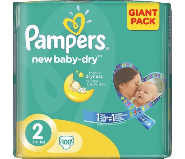 pampers 2 100szt