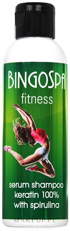 bingospafitness szampon-serum 100 keratyna ze spiruliną fitness bingospa skład