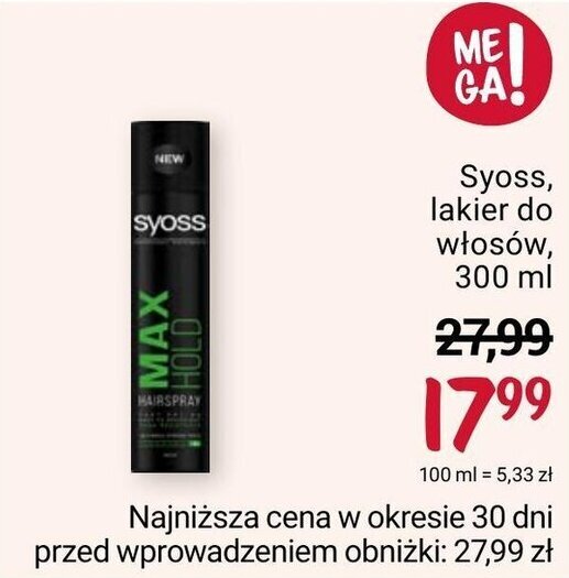 lakier syoss rossmann