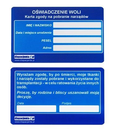 oswiadczenie o zgubieniu karty na pieluchy