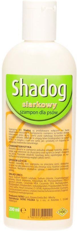 szampon dla psa shadog