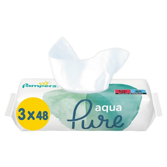 pampers aqua pure wipes tesco