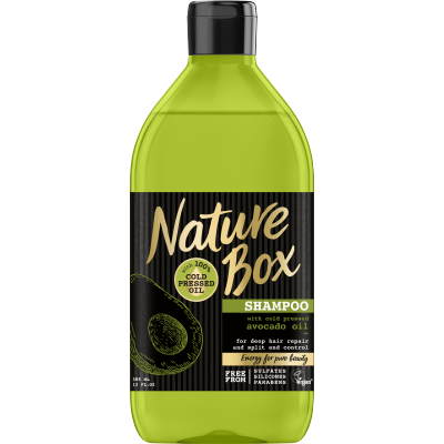 nature box nadający objętości szampon z olejem z moreli