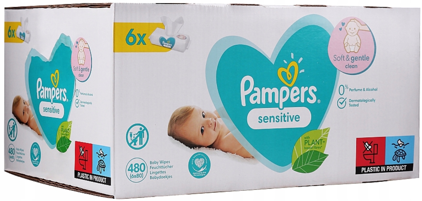 pampers sensitive chusteczki nawilżane