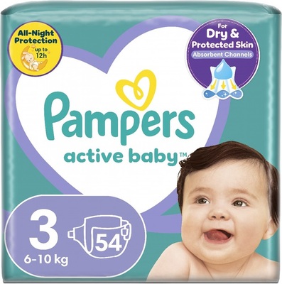 pampers actibe baby 3