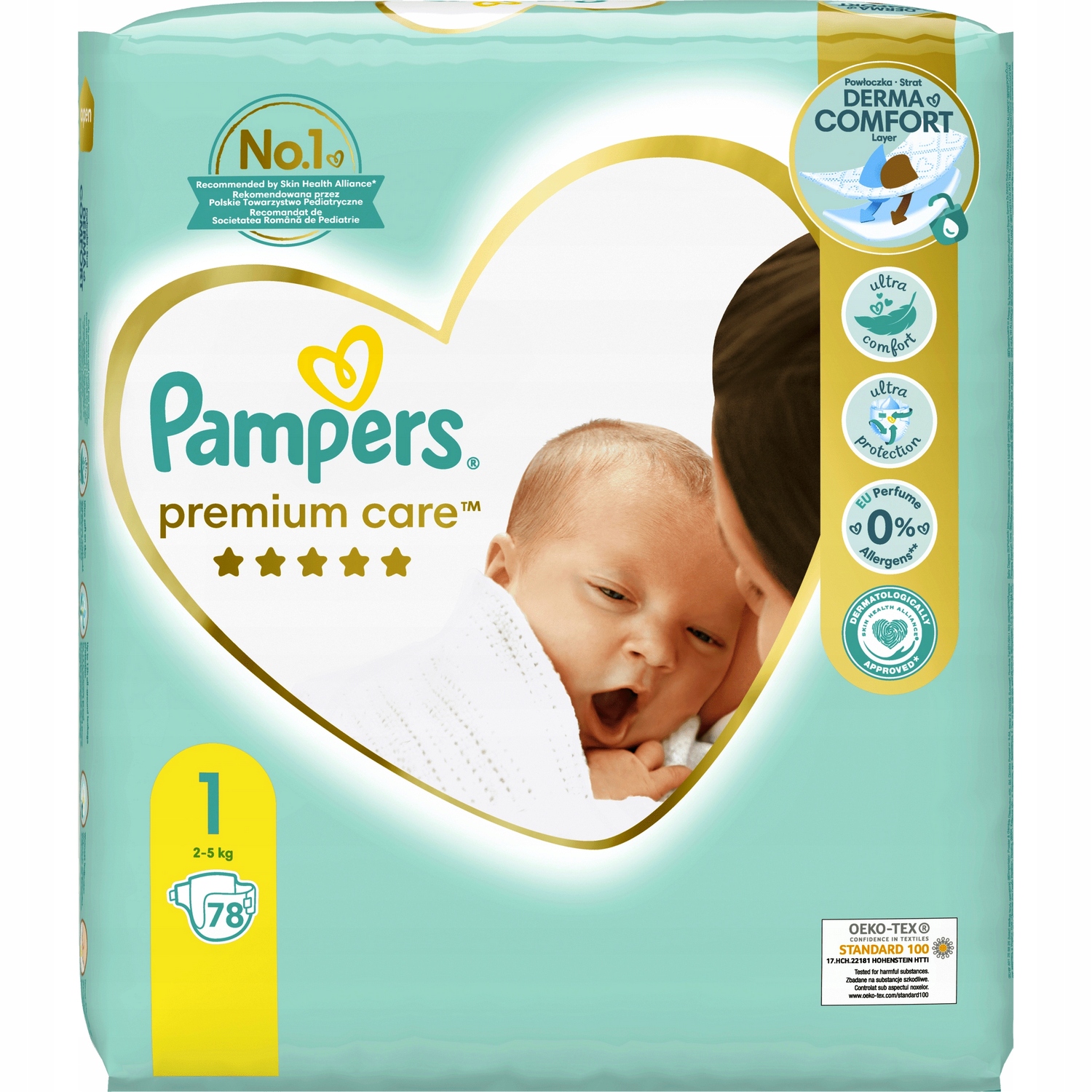 pampers new baby-dry pieluszki newborn wycięcie na pępek