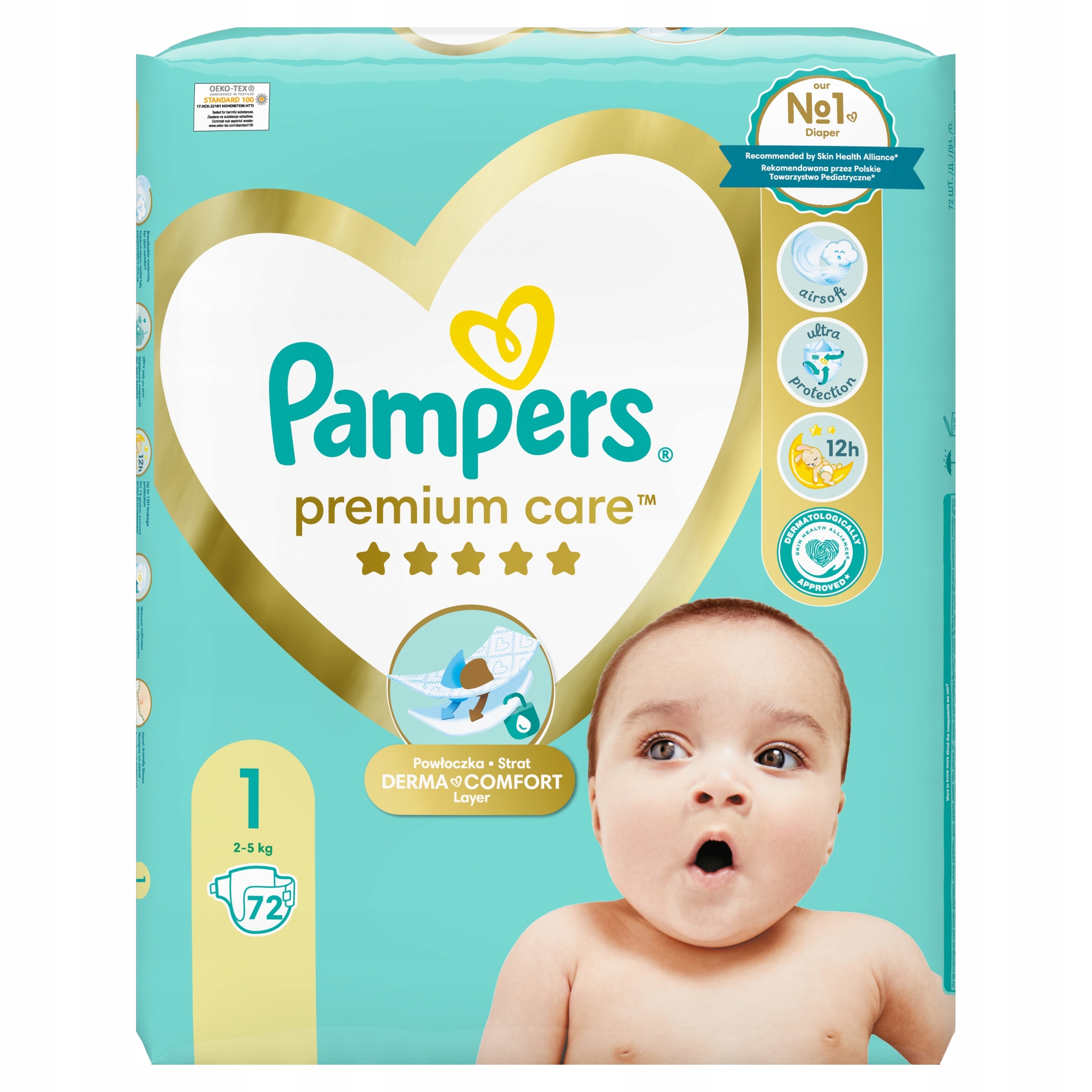 najnowsze ulepszenie pieluszek pampers premium care