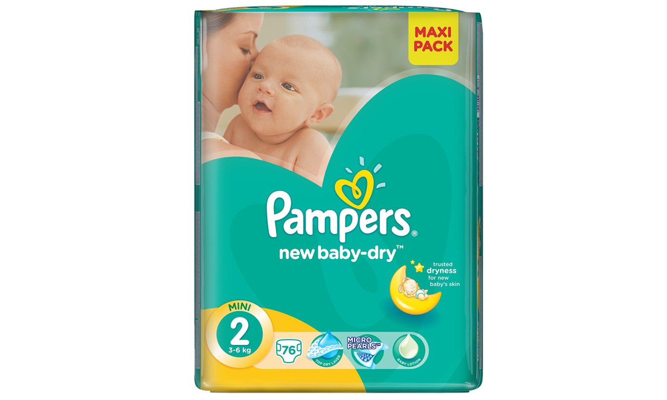 pieluchy pampers new baby dry 2