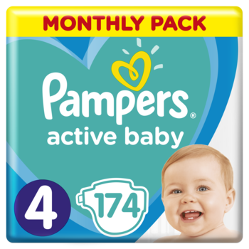 pamper active baby 4 174 szt feedo