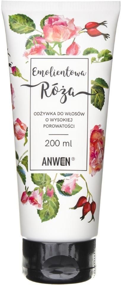 anwen emolientowa róża odżywka do włosów o wysokiej porowatości 100ml