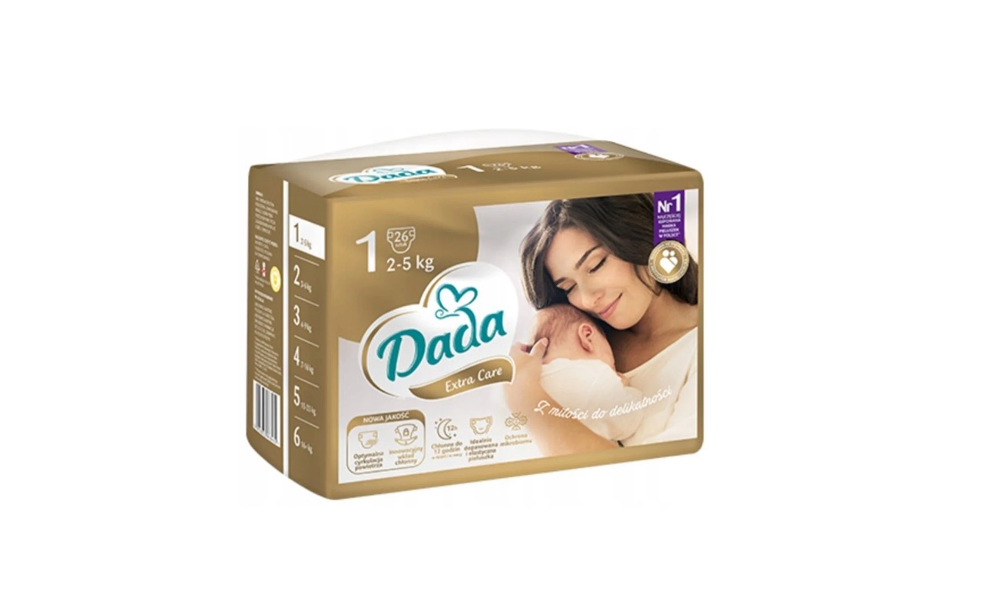 pieluchy dada 2-5 kg