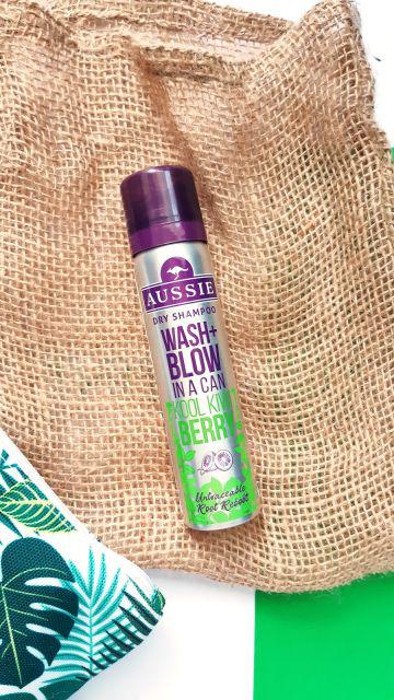 suchy szampon aussie wash blow kiwi