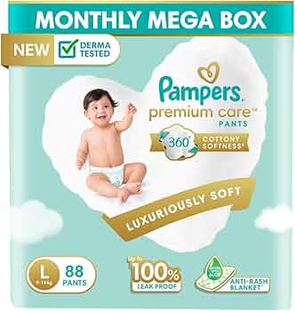 pampers premium care 1 88 штук