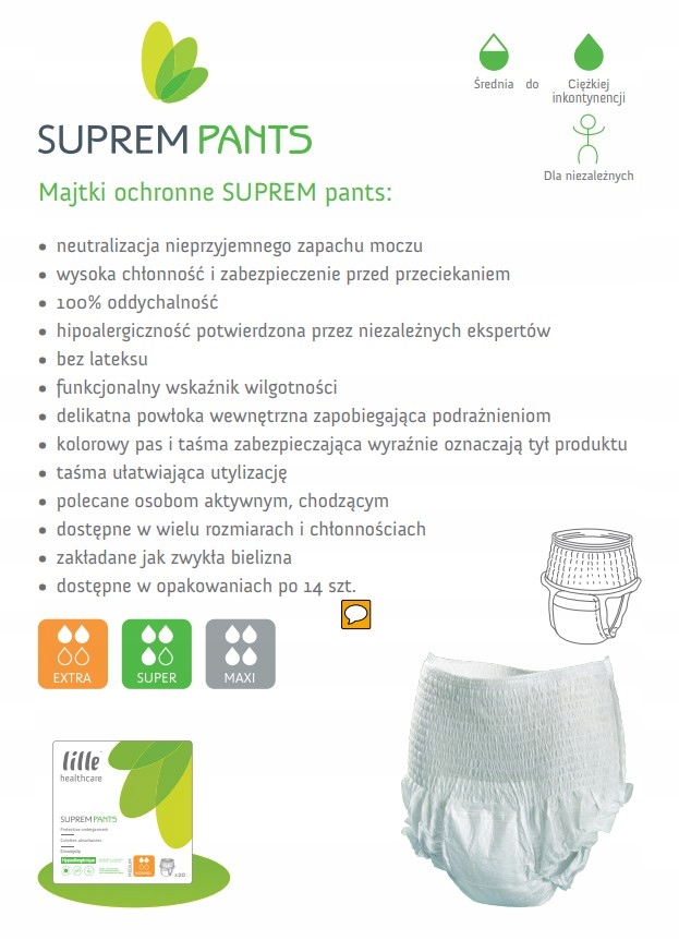 suprempants pieluchomajtki opinie