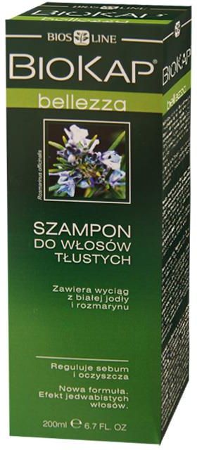 biokap bellezza szampon do włosów tłustych 200 ml opinie