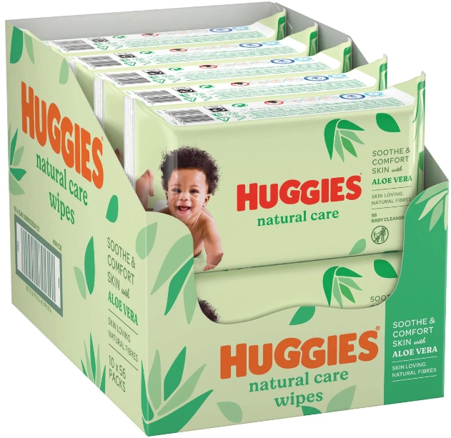 chusteczki mokre huggies natural