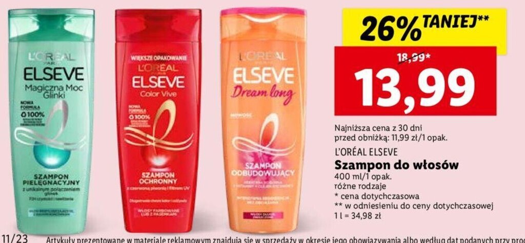 loreal szampon lidl