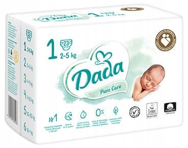 pieluchy 2-5 kg dada