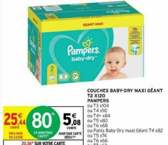 pamper intermarche