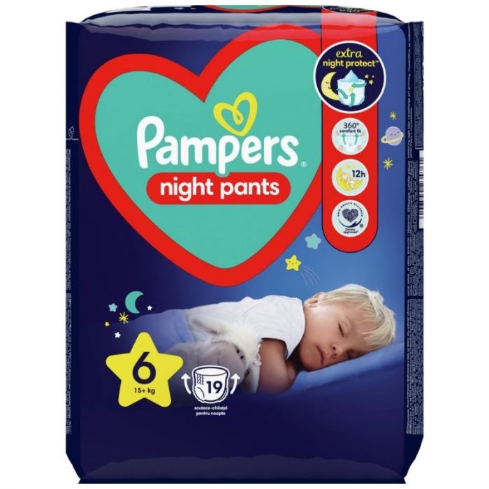 pampers pants naklejka z tylu