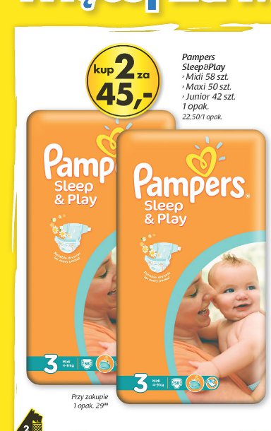 pampers play and sleep 4 netto gazetka