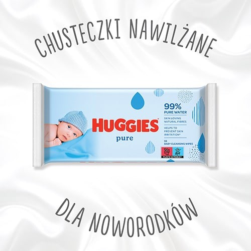 chusteczki huggies pure