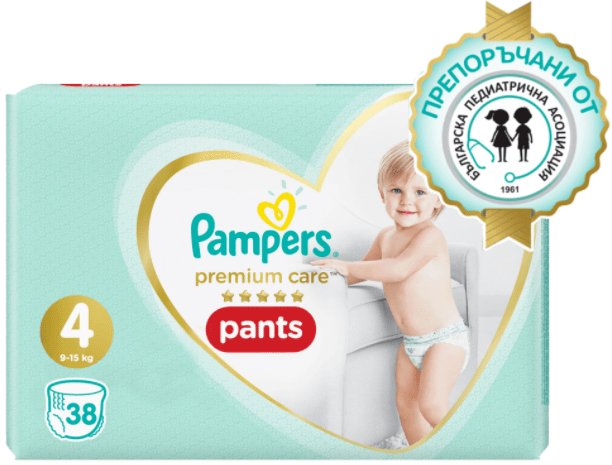 pampers pants 4 premium 38