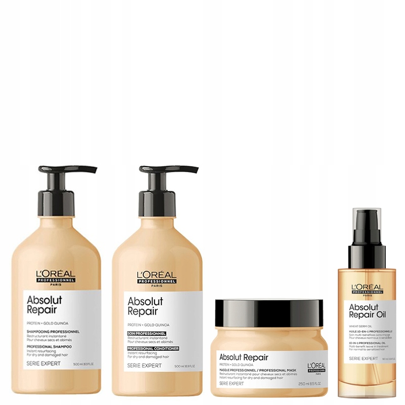 loreal absolut repair lipidium zestaw szampon 100ml maska 75ml