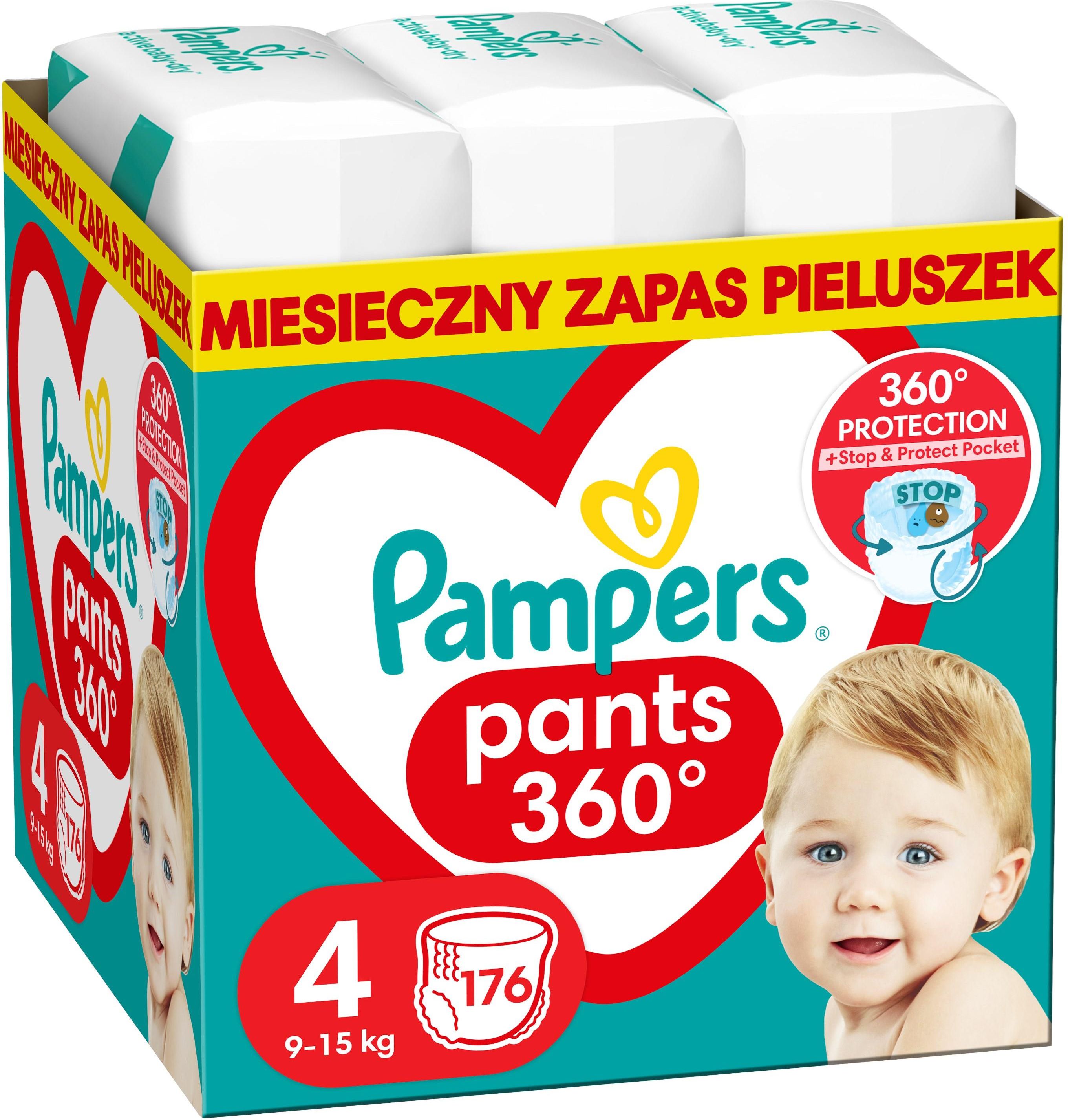 196 pieluszek rozmiar 4 pampers