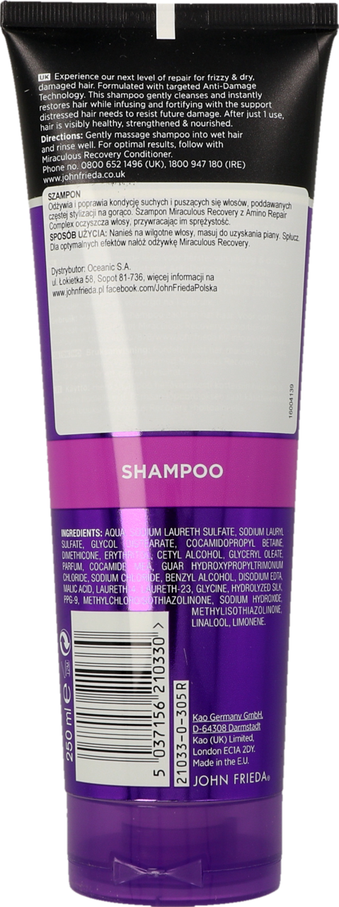 szampon john frieda cena rossmann