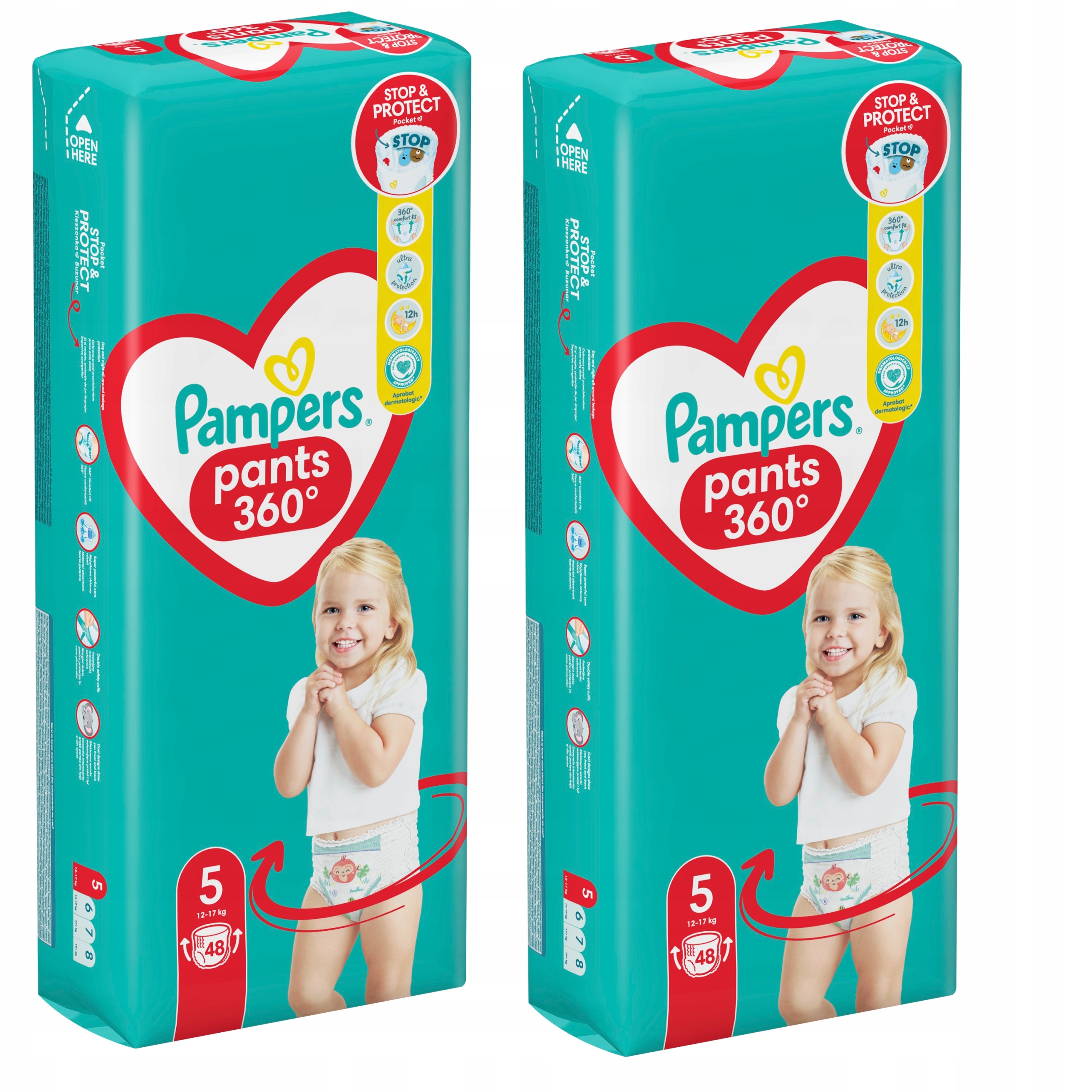 pampers pants 5 waga