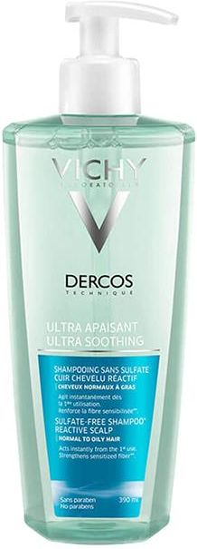 vichy dercos szampon ultrakojący dla reaktywnej skóry głowy 390 ml