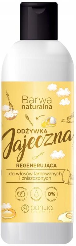 barwa naturalna odżywka do włosów jajeczna regenerująca 200ml