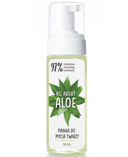 pianka do twarzy aloes all about aloe opinie