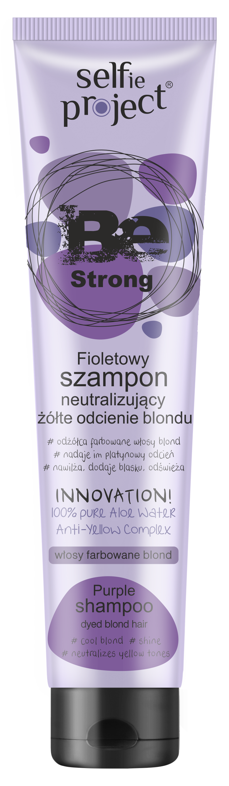 fioletowy szampon na zielona poswiate