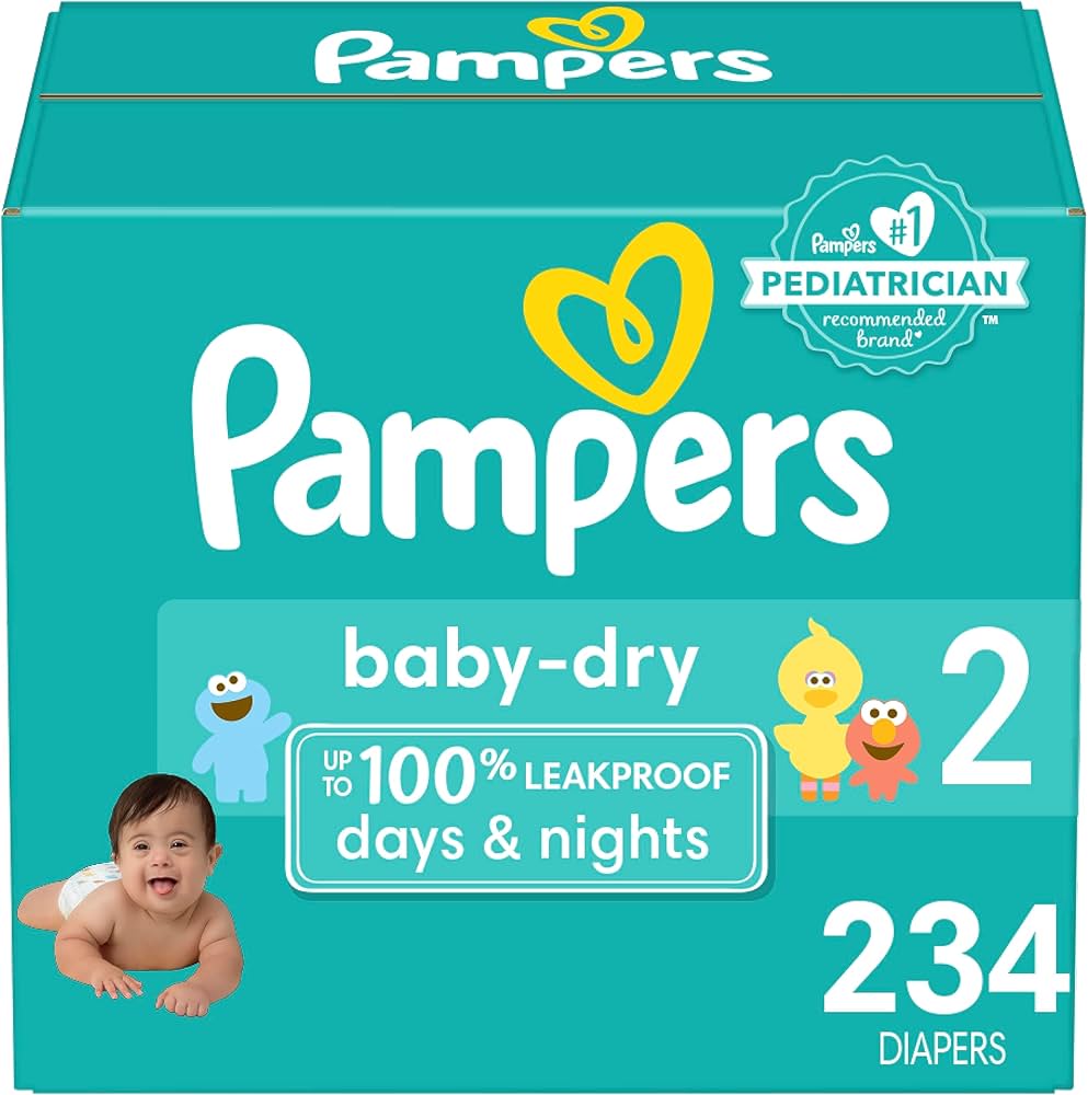 pampers 2 new baby dry test