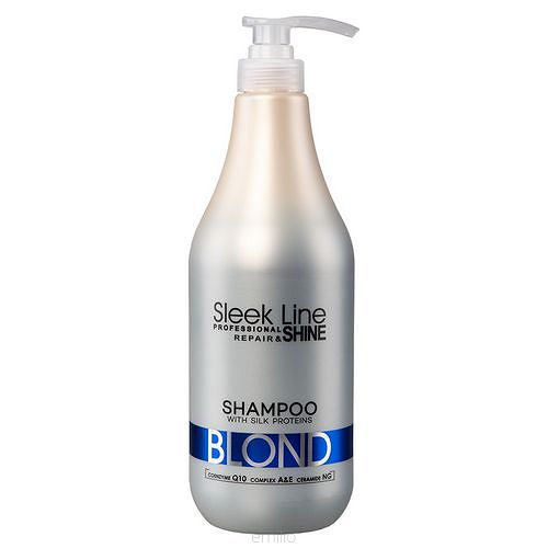 szampon i odżywka do włosów blond niebieski