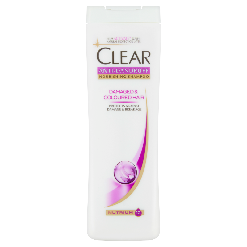 clear damaged & colored hair repair szampon przeciwłupieżowy 400ml