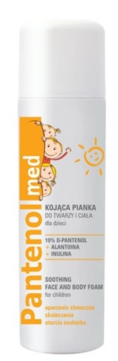 ideepharm panthenol pianka kojąca do twarzy i ciała