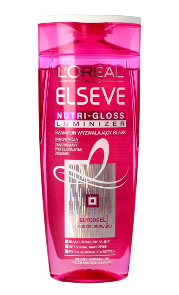 szampon loreal elseve nutri gloss luminizer 400 ml